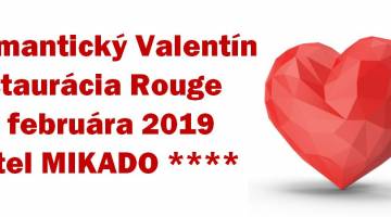 Romantick Valentn v retaurcii Rouge (14. 2. 2019)